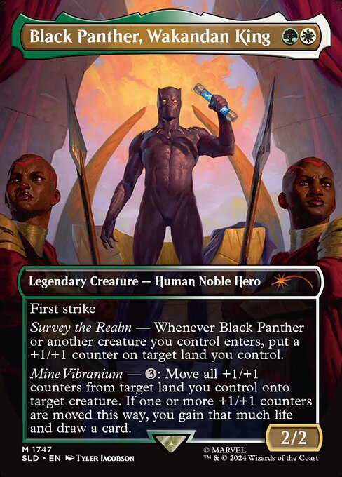 Black Panther, Wakandan King (SLD 1747) [Secret Lair Drop]