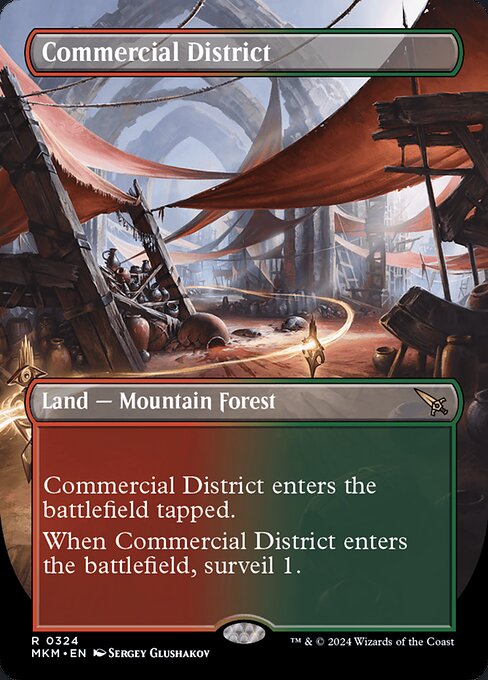 Commercial District (Borderless) (MKM 324) [Murders at Karlov Manor]