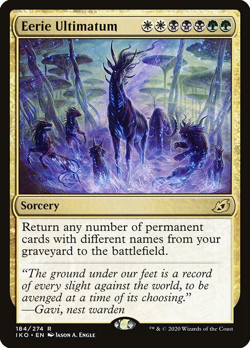 Eerie Ultimatum (IKO 184) [Ikoria: Lair of Behemoths]