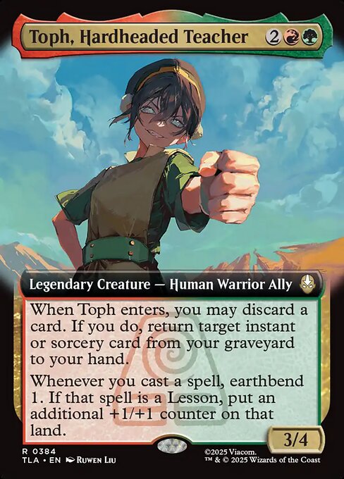 Toph, Hardheaded Teacher (TLA 384) [Avatar: The Last Airbender]
