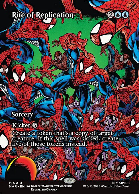 Rite of Replication (Borderless · Full Art) (MAR 14) [Marvel Universe]