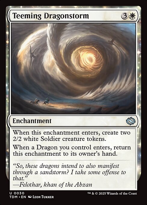 Teeming Dragonstorm (TDM 30) [Tarkir: Dragonstorm]