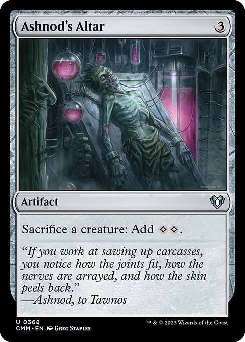 Ashnod's Altar (CMM 368) [Commander Masters]