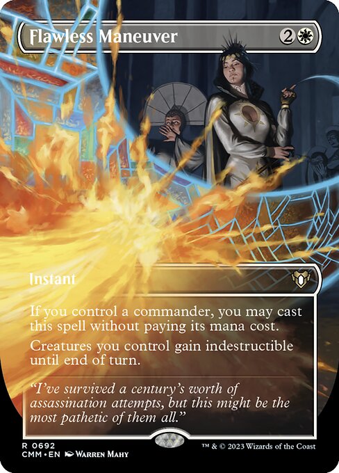 Flawless Maneuver (Borderless · Full Art) (CMM 692) [Commander Masters]