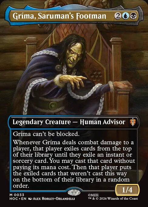 Gríma, Saruman's Footman (Borderless) (HOC 33) [The Hobbit Eternal]
