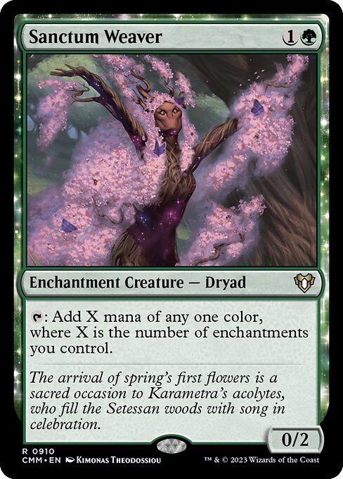 Sanctum Weaver (CMM 910) [Commander Masters]