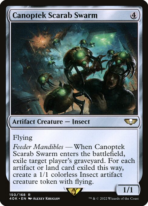 Canoptek Scarab Swarm (40K 150) [Warhammer 40,000 Commander]