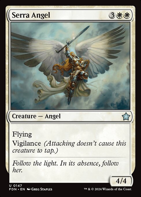 Serra Angel (FDN 147) [Foundations]