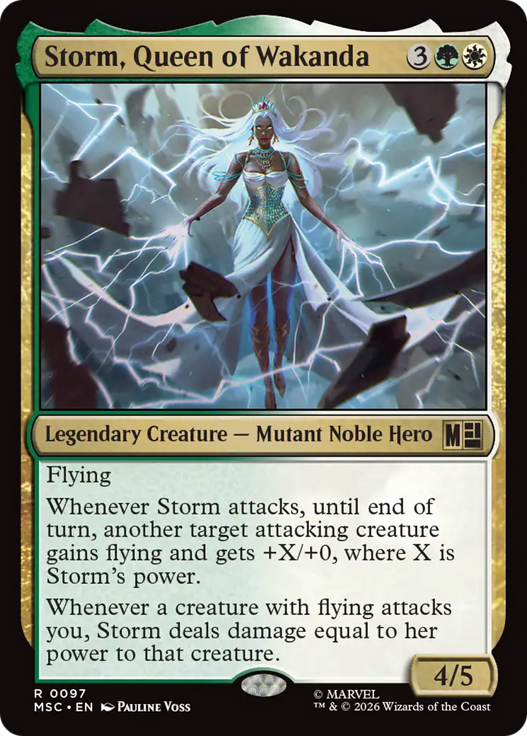 Storm, Queen of Wakanda (Surge Foil) [Marvel Super Heroes Commander]