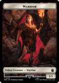 Warrior // Treasure (0028) Double-Sided Token [Doctor Who Tokens]