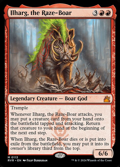 Ilharg, the Raze-Boar (RVR 113) [Ravnica Remastered]