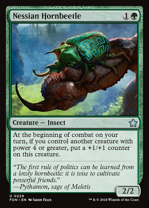 Nessian Hornbeetle (FDN 229) [Foundations]