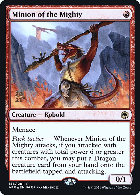 Minion of the Mighty (PAFR 156s) [Adventures in the Forgotten Realms Promos]