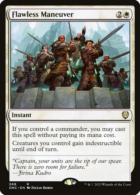 Flawless Maneuver (ONC 68) [Phyrexia: All Will Be One Commander]