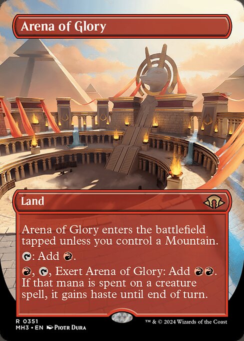 Arena of Glory (Borderless) (MH3 351) [Modern Horizons 3]