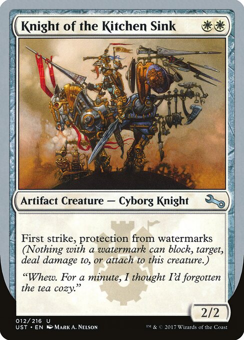 Knight of the Kitchen Sink (UST 12f) [Unstable]