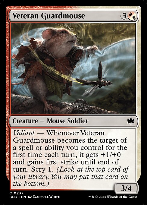 Veteran Guardmouse (BLB 237) [Bloomburrow]
