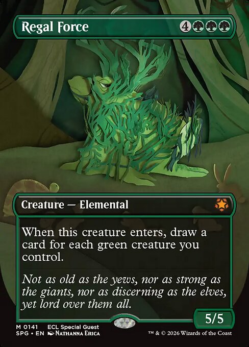 Regal Force (Borderless · Full Art) (SPG 141) [Special Guests]