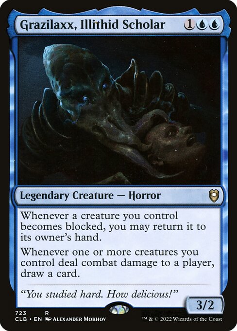 Grazilaxx, Illithid Scholar (CLB 723) [Commander Legends: Battle for Baldur's Gate]