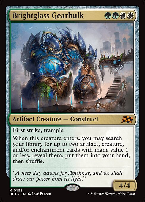 Brightglass Gearhulk (DFT 191) [Aetherdrift]