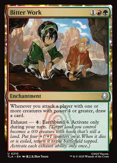 Bitter Work (TLA 210) [Avatar: The Last Airbender]