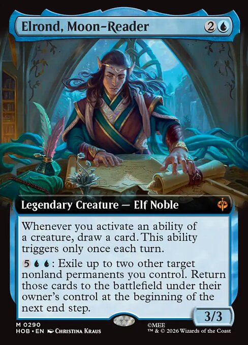 Elrond, Moon-Reader (Extended Art) (HOB 290) [The Hobbit]