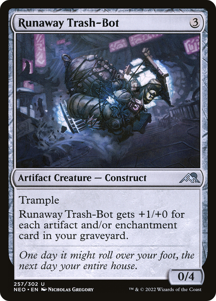 Runaway Trash-Bot [Kamigawa: Neon Dynasty]
