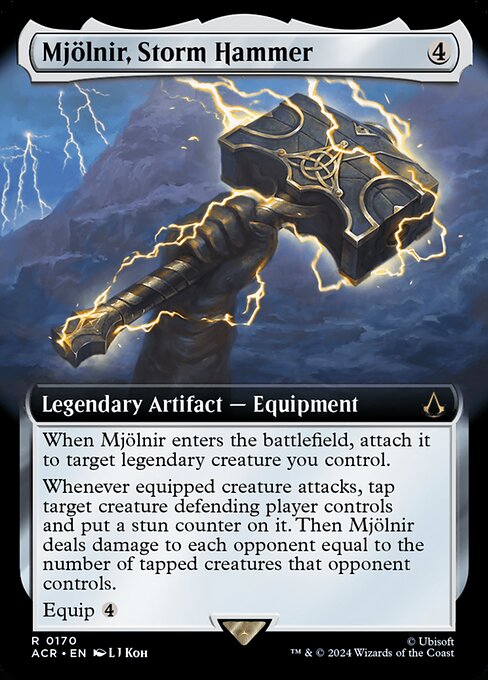 Mjölnir, Storm Hammer (Extended Art) (ACR 170) [Assassin's Creed]