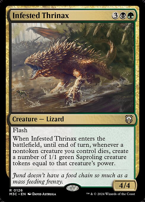 Infested Thrinax (M3C 126) [Modern Horizons 3 Commander]