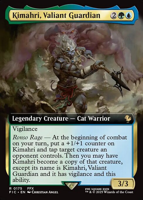 Kimahri, Valiant Guardian (FIC 175) [Final Fantasy Commander]