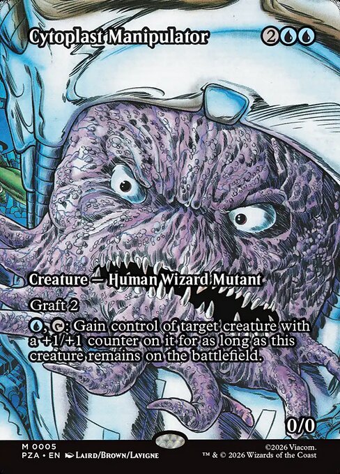 Cytoplast Manipulator (Borderless · Full Art) (PZA 5) [Teenage Mutant Ninja Turtles Source Material]