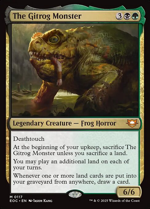 The Gitrog Monster (EOC 117) [Edge of Eternities Commander]