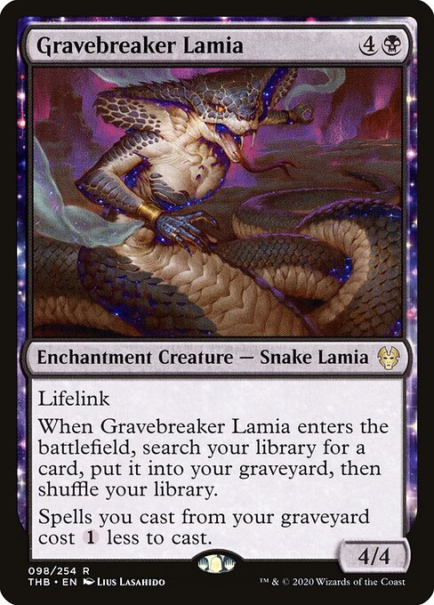 Gravebreaker Lamia (THB 98) [Theros Beyond Death]