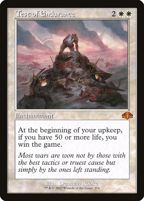 Test of Endurance (DMR 276) [Dominaria Remastered]