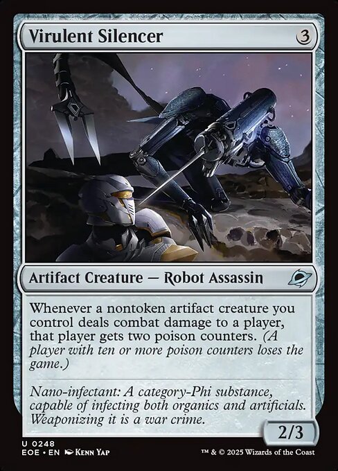 Virulent Silencer (EOE 248) [Edge of Eternities]