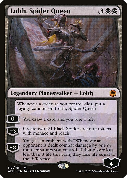 Lolth, Spider Queen (AFR 112) [Adventures in the Forgotten Realms]