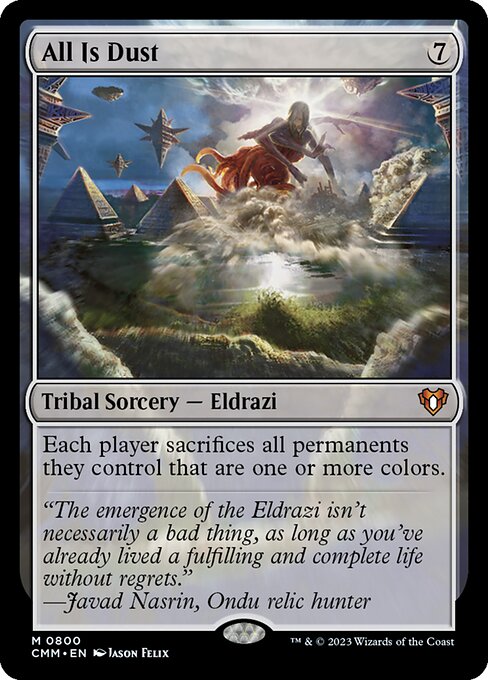 All Is Dust (CMM 800) [Commander Masters]