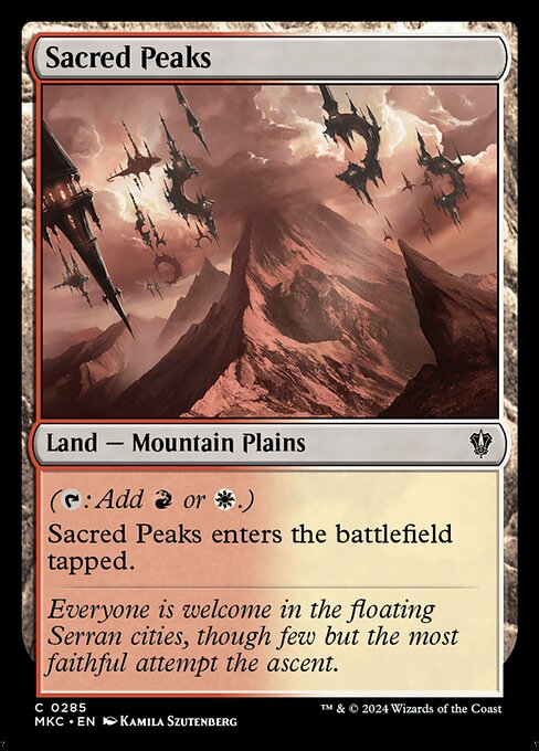 Sacred Peaks (MKC 285) [Murders at Karlov Manor Commander]