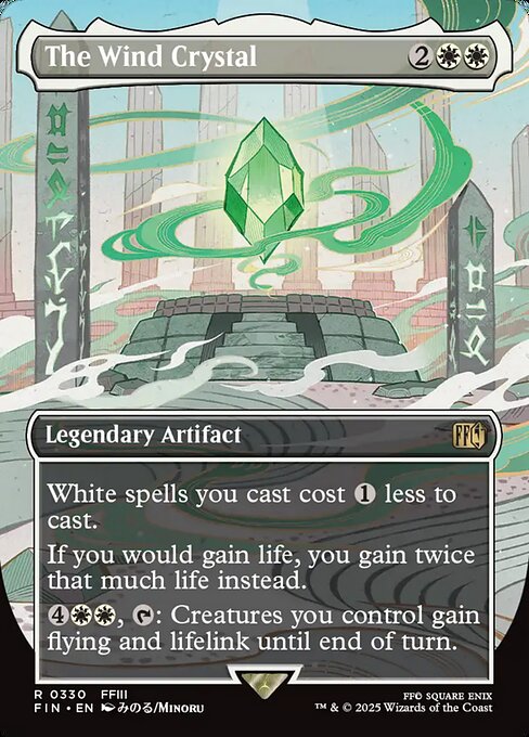 The Wind Crystal (Borderless · Full Art) (FIN 330) [Final Fantasy]