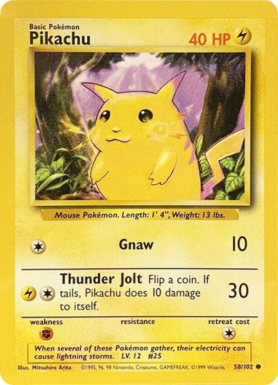 Pikachu (BS 058/102) [Base Set]
