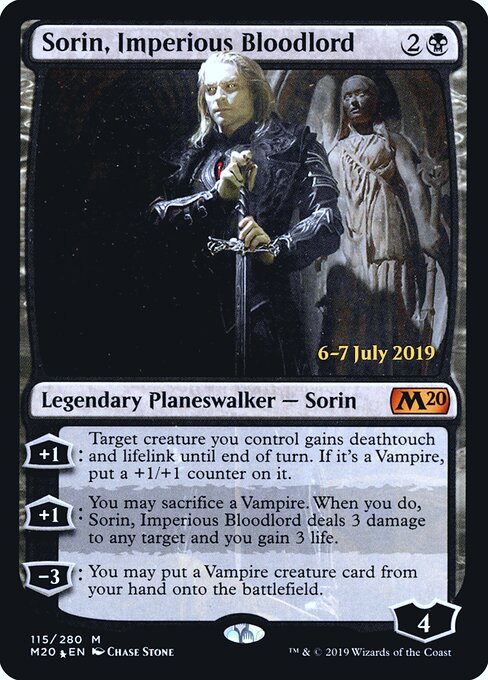 Sorin, Imperious Bloodlord (PM20 115s) [Core Set 2020 Promos]