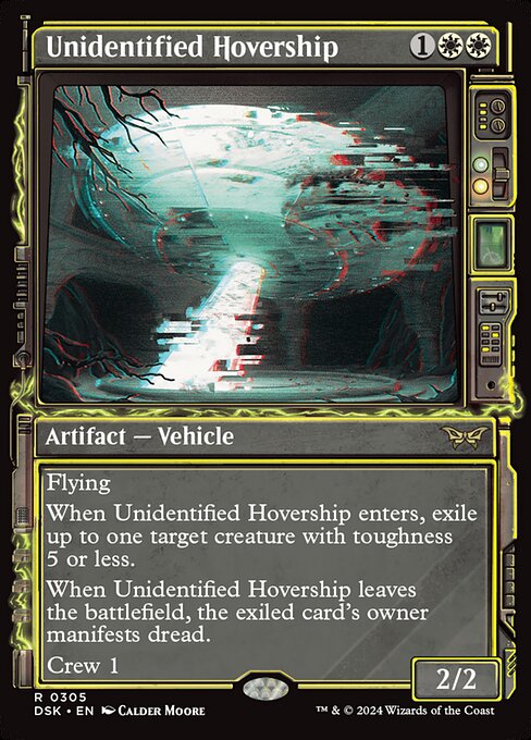 Unidentified Hovership (DSK 305) [Duskmourn: House of Horror]