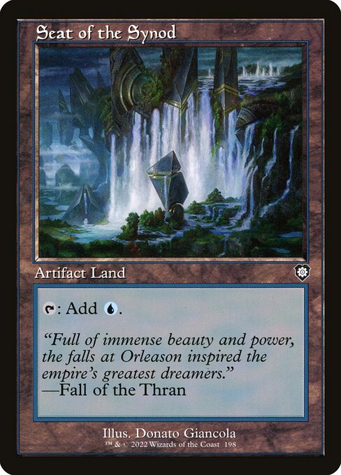 Seat of the Synod (Retro Frame) (BRC 198) [The Brothers' War Commander]