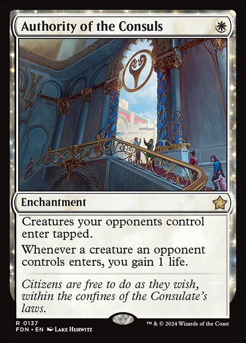 Authority of the Consuls (FDN 137) [Foundations]