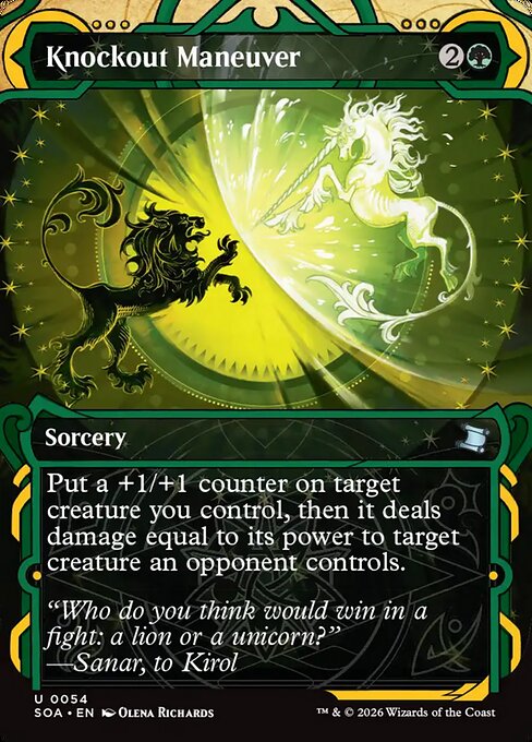 Knockout Maneuver (SOA 54) [Secrets of Strixhaven Mystical Archive]