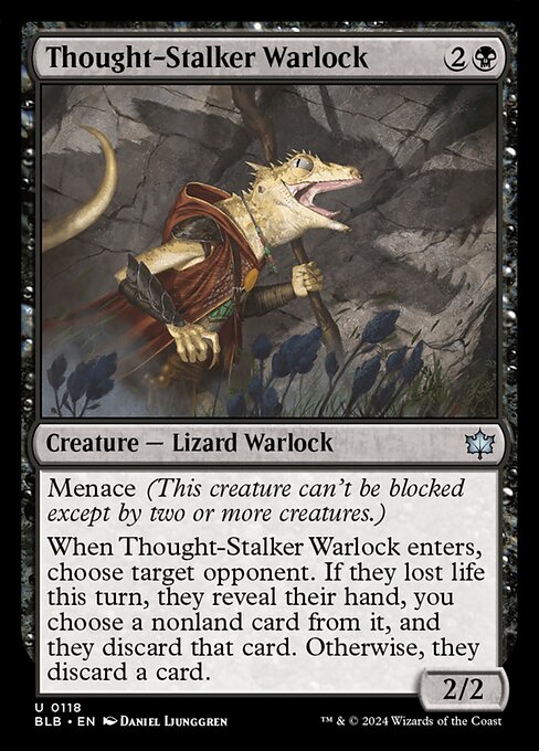 Thought-Stalker Warlock (BLB 118) [Bloomburrow]