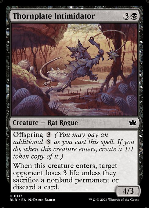 Thornplate Intimidator (BLB 117) [Bloomburrow]