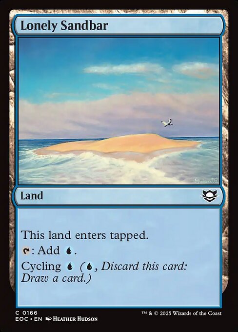 Lonely Sandbar (EOC 166) [Edge of Eternities Commander]