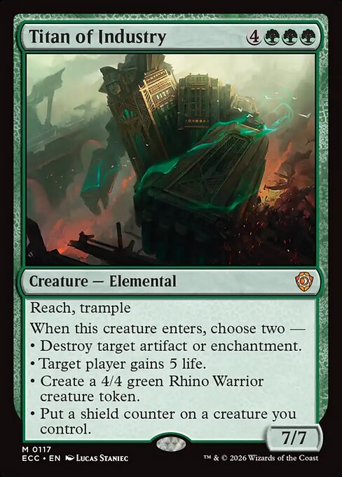 Titan of Industry (ECC 117) [Lorwyn Eclipsed Commander]