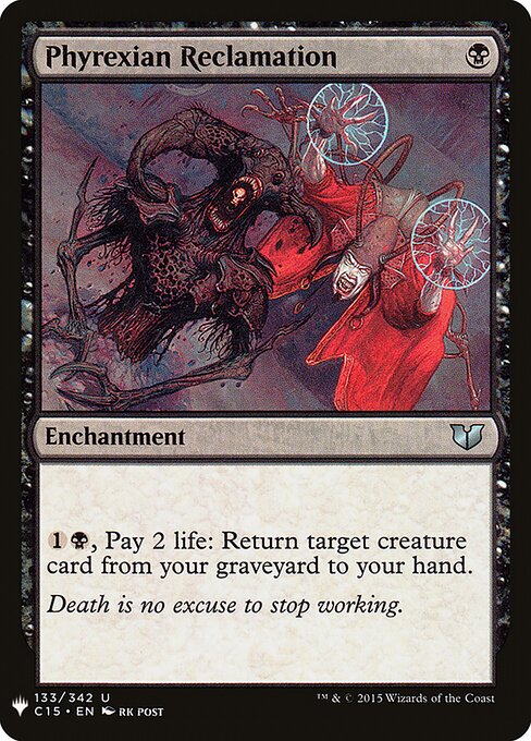 Phyrexian Reclamation (PLST C15-133) [The List]